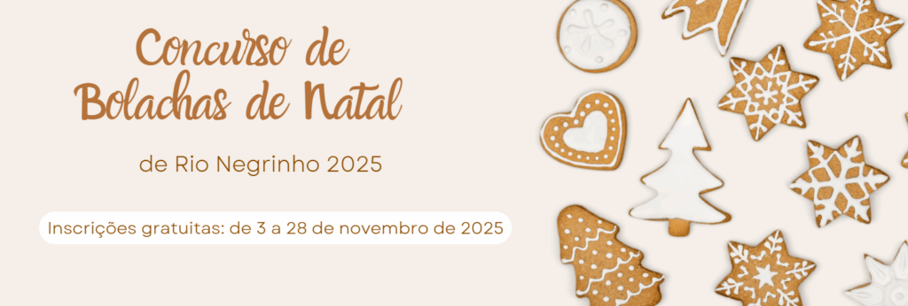ACIRNE e Núcleo de Turismo anunciam o Concurso de Bolachas de Natal de Rio Negrinho 2025 🍪🎄✨