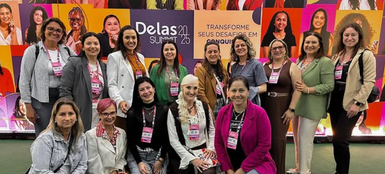 Núcleo de Mulheres Empreendedoras participa do Delas Summit e reforça o protagonismo feminino nos negócios